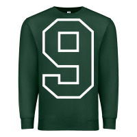 Number #9 Sports Jersey Uniform Premium Sweatshirt | Teevron