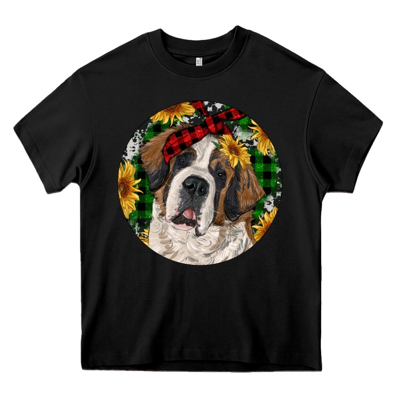 Christmas St. Bernard Heavy Core Tee by RanaPortraitStore | Teevron