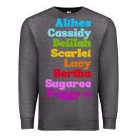 Charcoal Heather althea cassidy name woman mans Premium Sweatshirt - linhVisuals