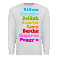 Dove Grey althea cassidy name woman mans Premium Sweatshirt - linhVisuals