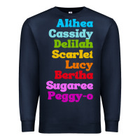 Navy althea cassidy name woman mans Premium Sweatshirt - linhVisuals