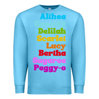 Ocean Blue althea cassidy name woman mans Premium Sweatshirt - linhVisuals