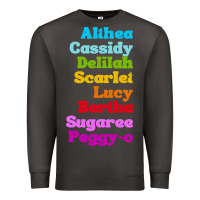 Smoke althea cassidy name woman mans Premium Sweatshirt - linhVisuals
