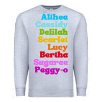 Heather Grey althea cassidy name woman mans Premium Sweatshirt - linhVisuals