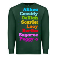 Sports Green althea cassidy name woman mans Premium Sweatshirt - linhVisuals