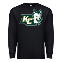 Black keuka college wolf vectorized Premium Sweatshirt - linhVisuals