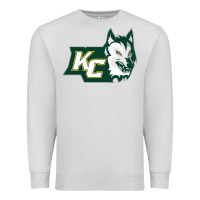 Dove Grey keuka college wolf vectorized Premium Sweatshirt - linhVisuals