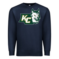 Navy keuka college wolf vectorized Premium Sweatshirt - linhVisuals