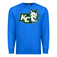 True Royal keuka college wolf vectorized Premium Sweatshirt - linhVisuals