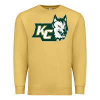 Antique Gold keuka college wolf vectorized Premium Sweatshirt - linhVisuals