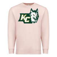 Pale Pink keuka college wolf vectorized Premium Sweatshirt - linhVisuals