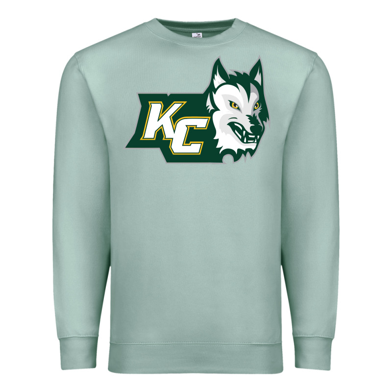Keuka College Wolf Vectorized Premium Sweatshirt by linhVisuals | Teevron