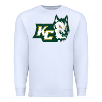 White keuka college wolf vectorized Premium Sweatshirt - linhVisuals