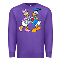 Purple donal duck Premium Sweatshirt - linhVisuals