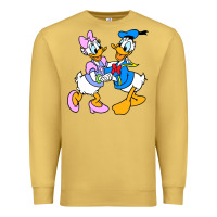 Antique Gold donal duck Premium Sweatshirt - linhVisuals