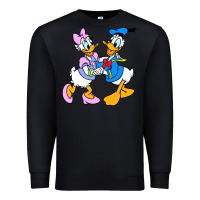 Black donal duck Premium Sweatshirt - linhVisuals