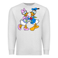 Oatmeal Heather donal duck Premium Sweatshirt - linhVisuals