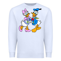White donal duck Premium Sweatshirt - linhVisuals
