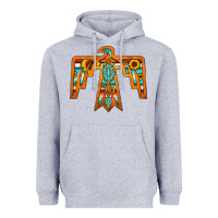 Heather Grey thunderbird Heavyweight Hoodie - JahusDesignShop