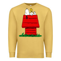Antique Gold peanuts the doghouse Premium Sweatshirt - linhVisuals