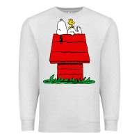Oatmeal Heather peanuts the doghouse Premium Sweatshirt - linhVisuals