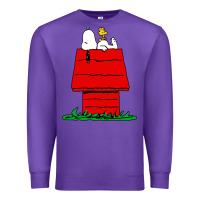 Purple peanuts the doghouse Premium Sweatshirt - linhVisuals