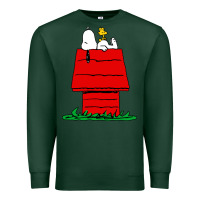Sports Green peanuts the doghouse Premium Sweatshirt - linhVisuals