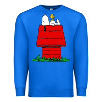 True Royal peanuts the doghouse Premium Sweatshirt - linhVisuals