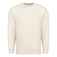 Sandshell cat butt white Premium Sweatshirt - linhVisuals