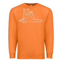 Carrot cat butt white Premium Sweatshirt - linhVisuals