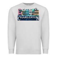 Dove Grey charleston rainbow road   charleston south carolin Premium Sweatshirt - linhVisuals