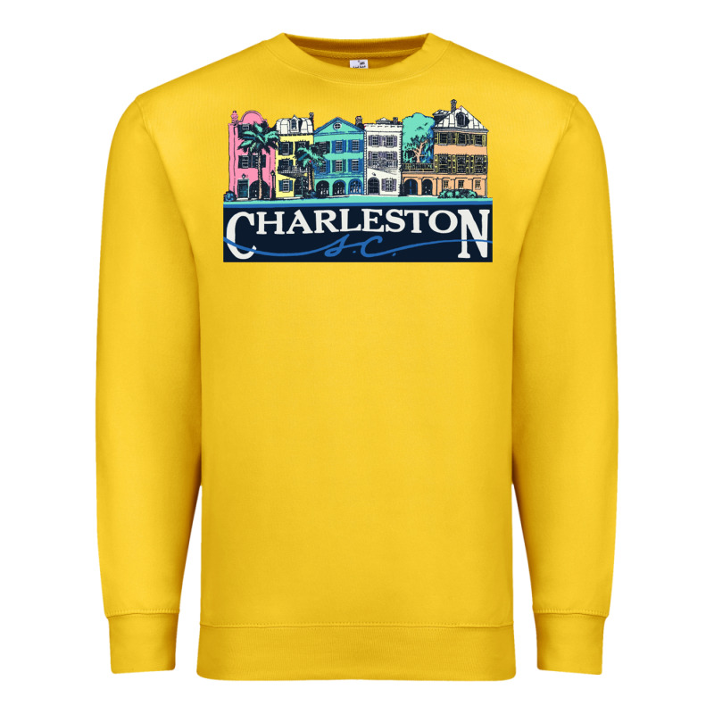 Charleston Rainbow Road   Charleston South Carolin Premium Sweatshirt by linhVisuals | Teevron