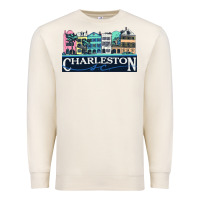 Sandshell charleston rainbow road   charleston south carolin Premium Sweatshirt - linhVisuals