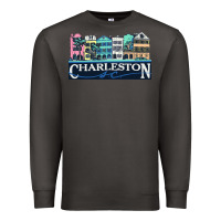 Smoke charleston rainbow road   charleston south carolin Premium Sweatshirt - linhVisuals