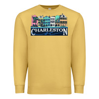 Antique Gold charleston rainbow road   charleston south carolin Premium Sweatshirt - linhVisuals