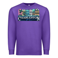 Purple charleston rainbow road   charleston south carolin Premium Sweatshirt - linhVisuals