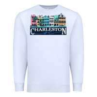 White charleston rainbow road   charleston south carolin Premium Sweatshirt - linhVisuals