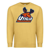 Antique Gold utica pioneers vectorized Premium Sweatshirt - linhVisuals