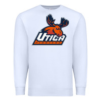 White utica pioneers vectorized Premium Sweatshirt - linhVisuals