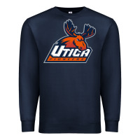 Navy utica pioneers vectorized Premium Sweatshirt - linhVisuals