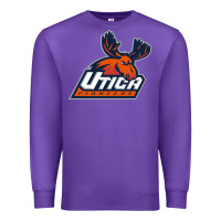 Purple utica pioneers vectorized Premium Sweatshirt - linhVisuals