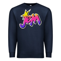 Navy jem and the holograms musical Premium Sweatshirt - linhVisuals