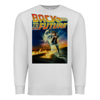 Dove Grey back to the future vintage Premium Sweatshirt - linhVisuals