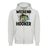 Dove Grey weekend hooker Zipper Hoodie - JahusDesignShop