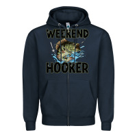 Navy weekend hooker Zipper Hoodie - JahusDesignShop