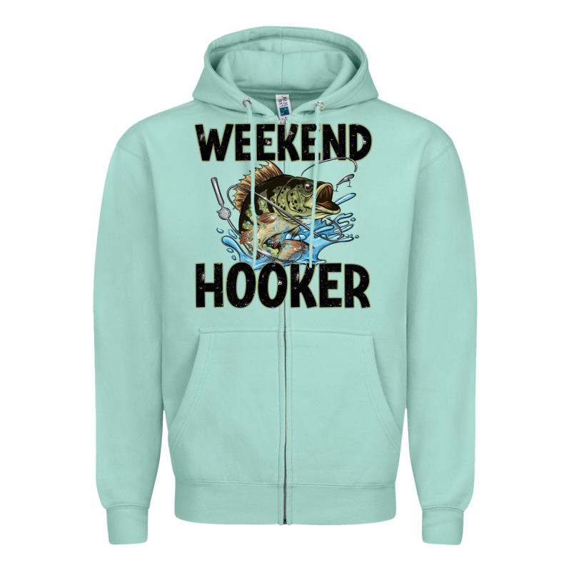 Weekend Hooker Zipper Hoodie by JahusDesignShop | Teevron
