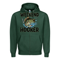 Sports Green weekend hooker Zipper Hoodie - JahusDesignShop