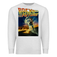 Oatmeal Heather back to the future vintage Premium Sweatshirt - linhVisuals