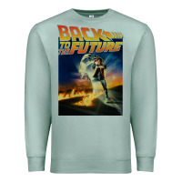 Seafoam back to the future vintage Premium Sweatshirt - linhVisuals