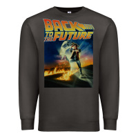 Smoke back to the future vintage Premium Sweatshirt - linhVisuals